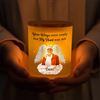 Custom Photo Your Light Will Always Shine In My Heart Memorial Glass Jar With LED Candle Sympathy Gift For Family Members HO82 893832