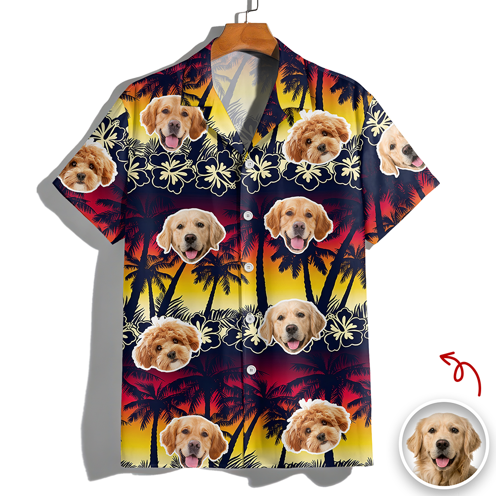 Custom Face Photo Aloha Hawaiian Shirt Vacation Beach Gift CH07 911454