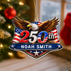 Personalized 250th Anniversary 1776-2026 Eagle USA Semiquincentennial Patriotic Acrylic Ornament HO82 903352