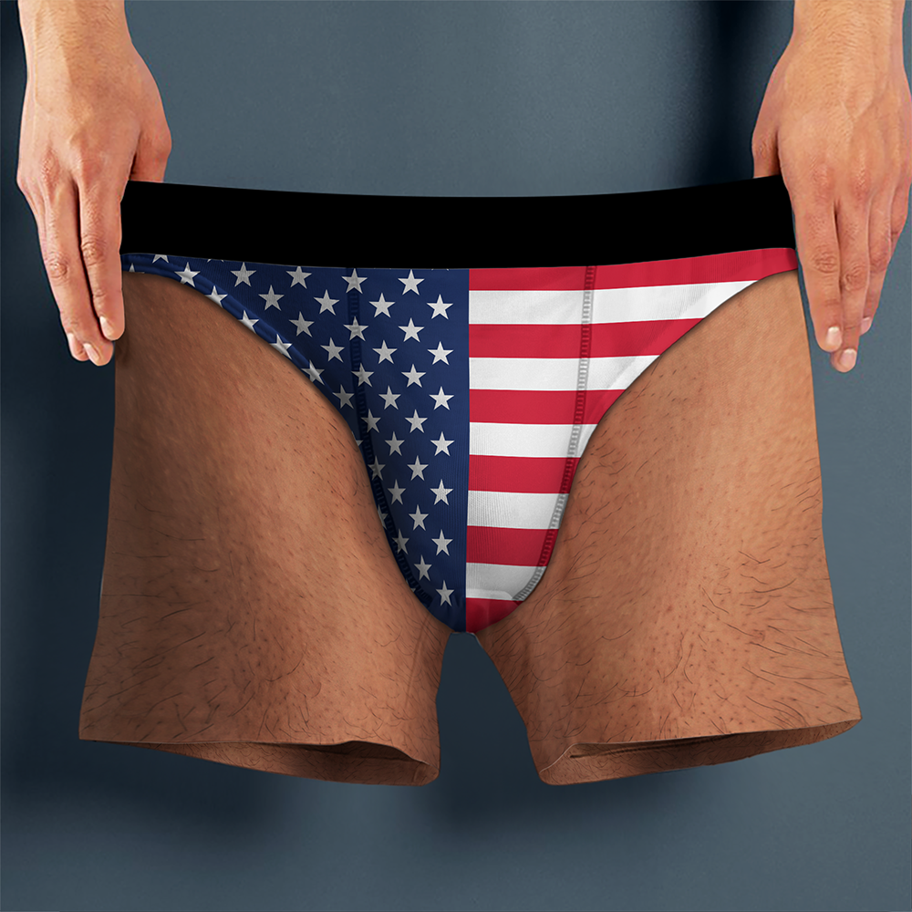 Personalized Funny Patriotic America Flag Freedom Boxers LM32 669545