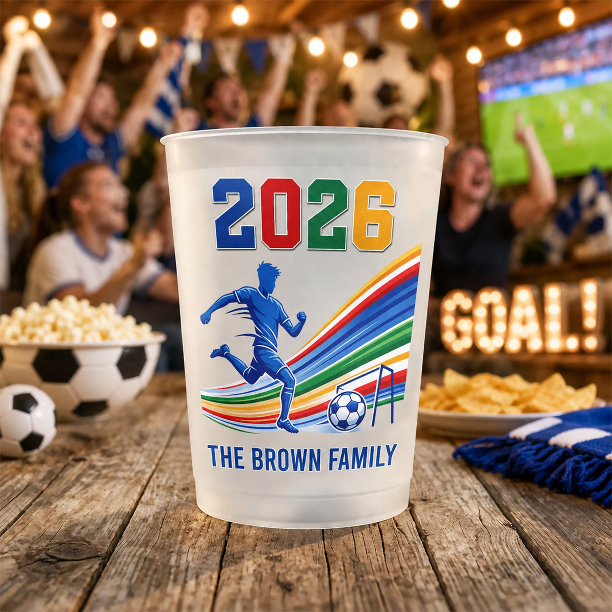 Custom Family Name Soccer Cup - Personalized Gift For Sports Fan TH10 170297