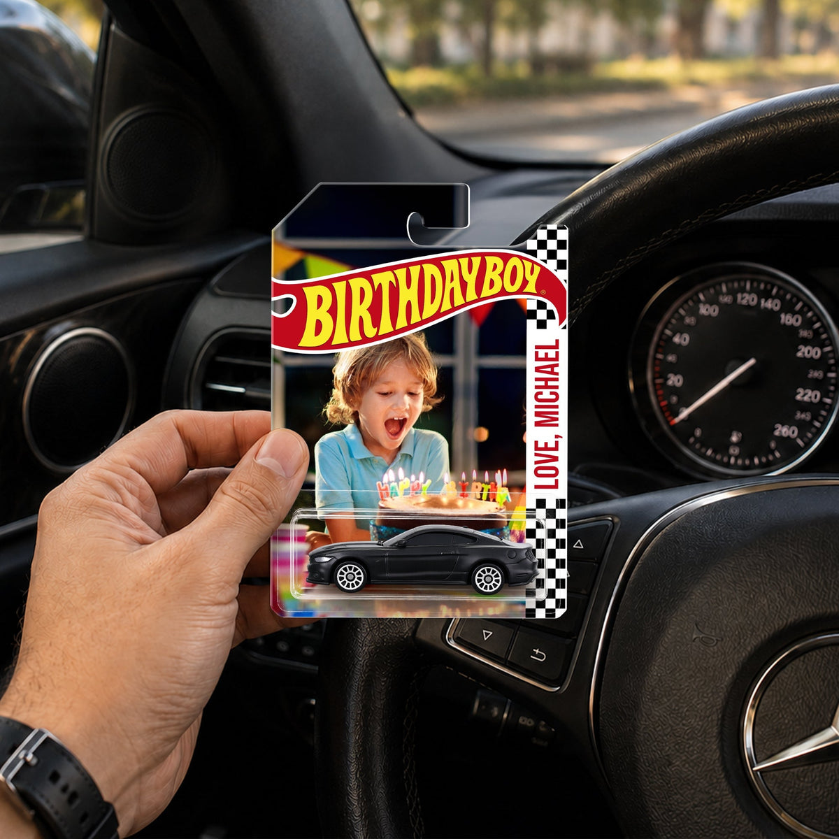 Personalized Photo Birthday Boy Girl Wheels Packaging for Birthday Custom Collector Gift HO82 903376