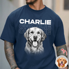 Custom Name & Photo Vintage Style Comfort Shirt Gift For Pet Lovers LM32 669423