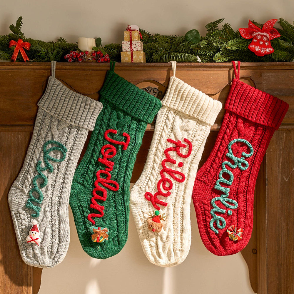 Custom Name Christmas Personalized Christmas Stocking Personalized Gift HO82 900438