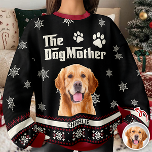 Custom Photo The Dogmother - Personalized Christmas Ugly Sweater CH07 899878