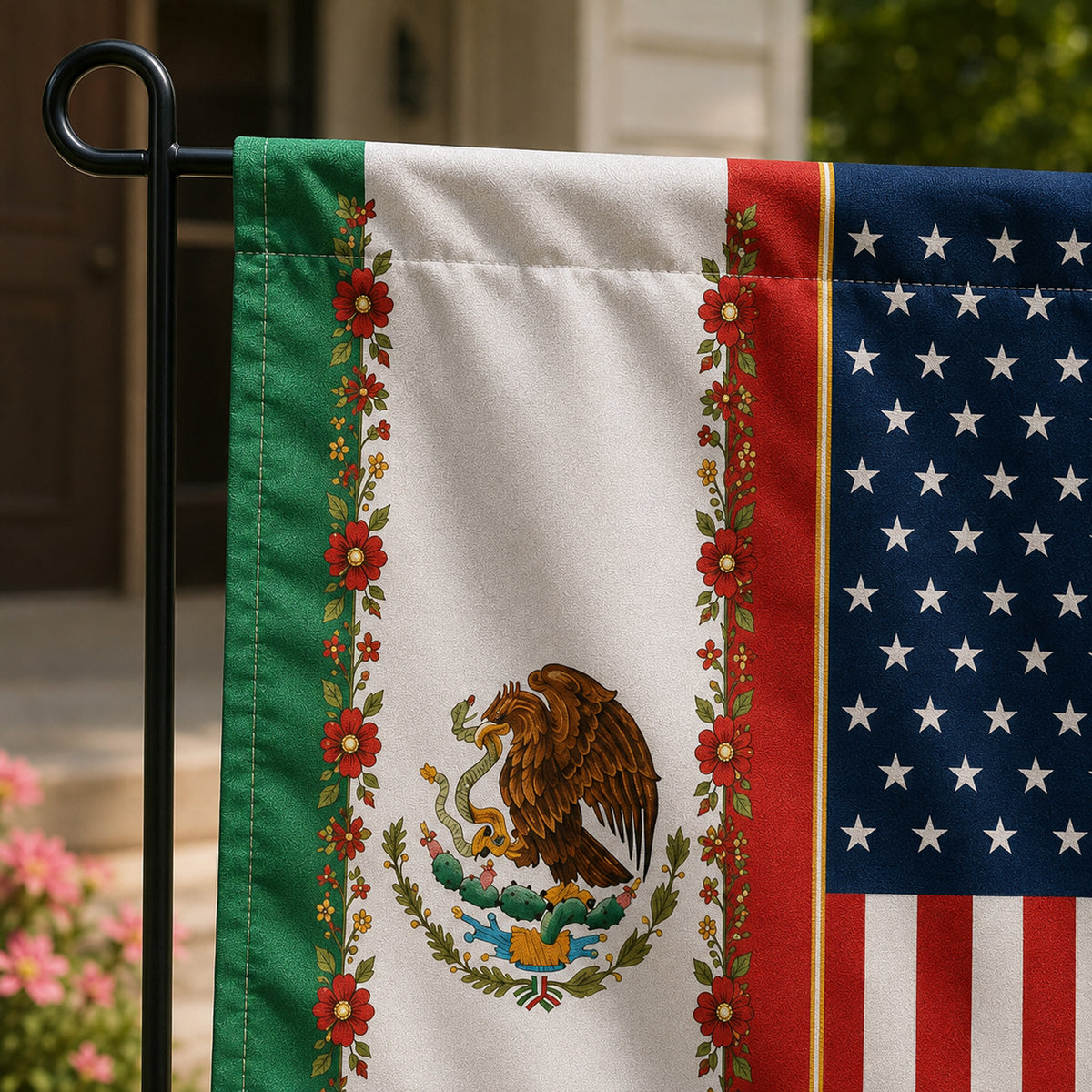 Personalized Mexico USA Family Garden Flag Patriotic Outdoor Decor K228 922104