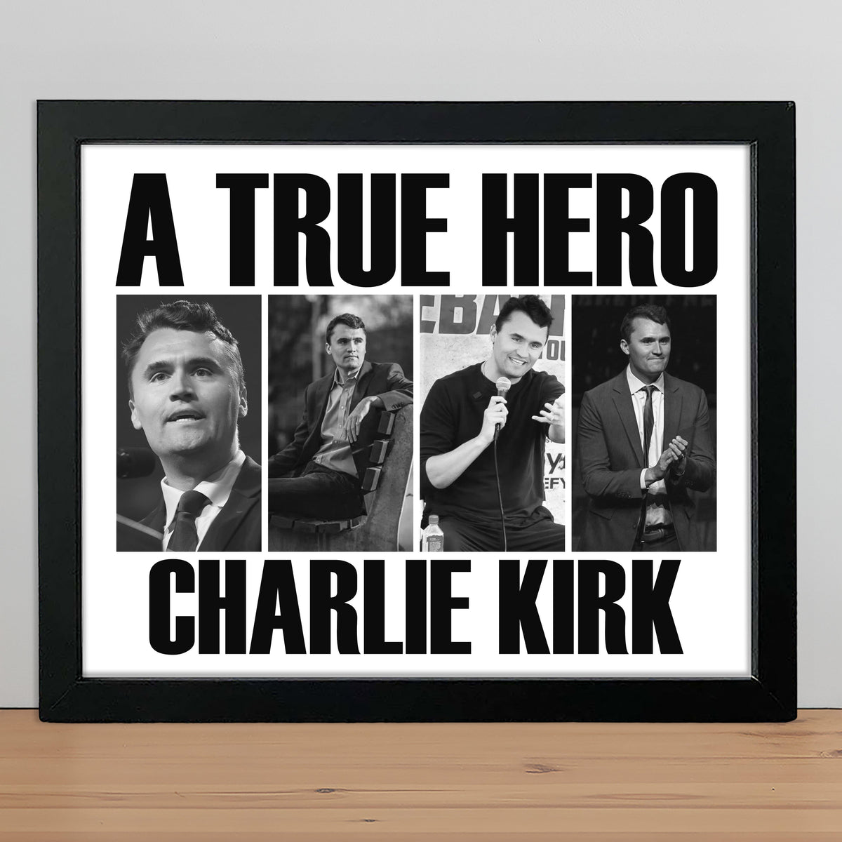 A True Hero Charlie Kirk Rest In Peace Picture Frame HO82 65772