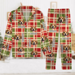 Custom Dog Photo Fluffy Pajamas Gift for Dog Lovers CH07 896268