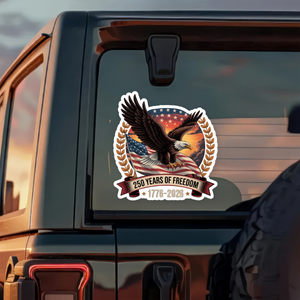 250 Years Of Freedom Car Window Decal Sticker TH10 896353