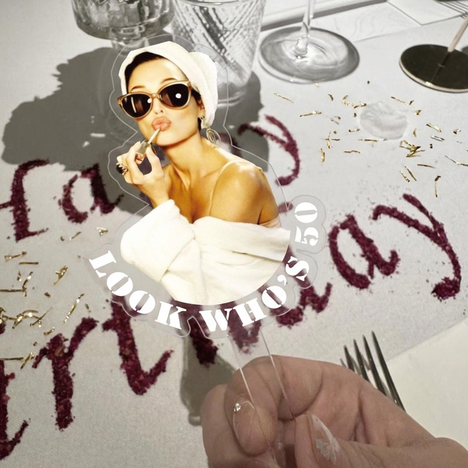 Custom Photo Look Who's 30th Birthday Cocktail Drink Stirrers Party Decoration LM32 899955