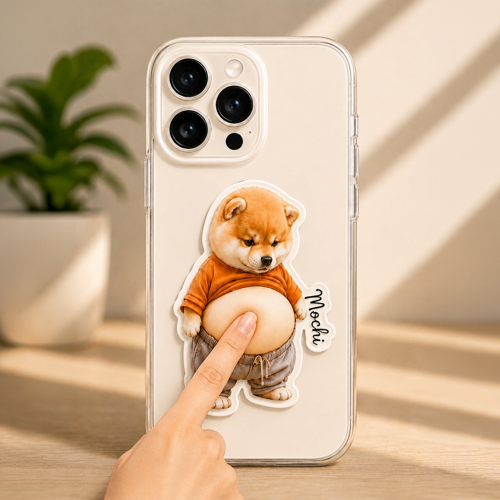 Custom Photo Dog & Cat Belly Mochi Squishy Stickers, Cute Squeeze Toys CH07 911900