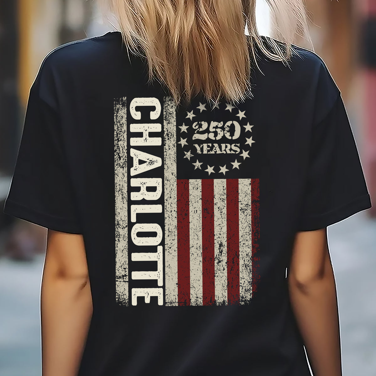 Custom Name American 250 Years Front And Back Dark Shirt TH10 896829