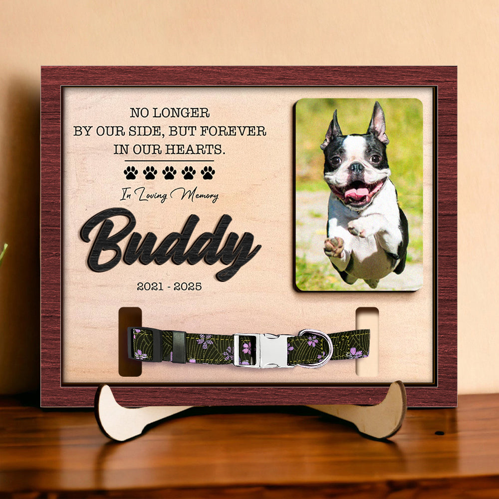 Custom Photo In Loving Memory Of Our Cherished Memorial 2-Layers Wooden Collar Frame LM32 893783