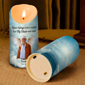 Custom Photo Dad Mom Memorial Personalized Sympathy Gift For Family Members LED Candle CH07 895398