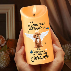 Custom Photo You Were My Favorite Hello and My Hardest Goodbye Led Candle CH07 895718