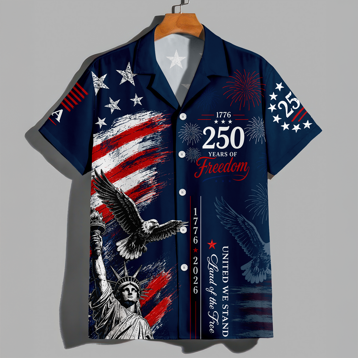 250 Years Of Freedom, Land Of The Free Hawaii Shirt TH10 170231