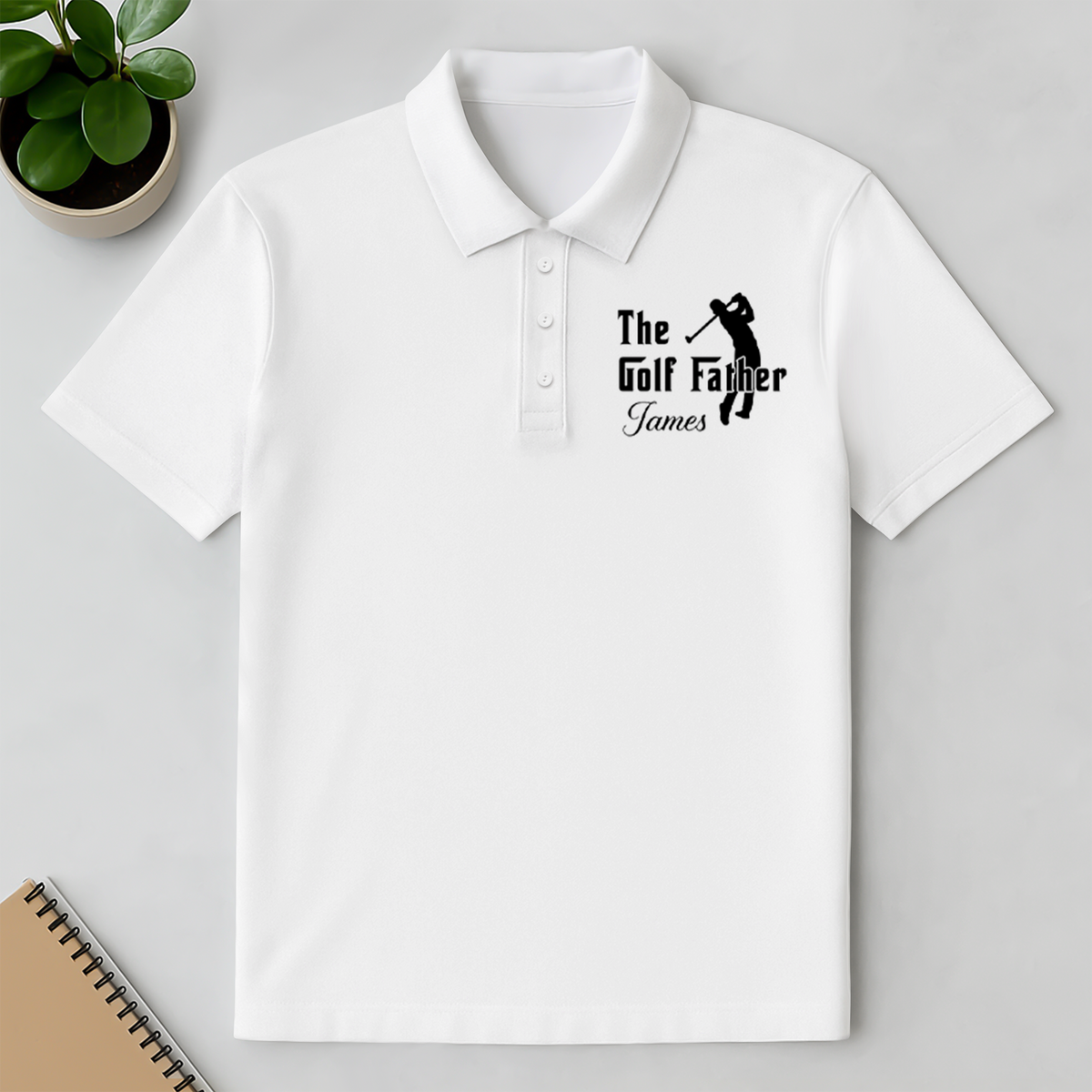 Custom Name The Golf Father Polo Shirt For Golfer TH10 898083