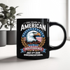 250 Years of America Independence Eagle - July 4th 2026 Black Mug LM32 895249