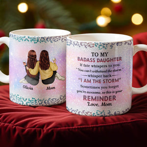 From Mom To Badass Daughter Personalized Print Full Mug HA75 897164