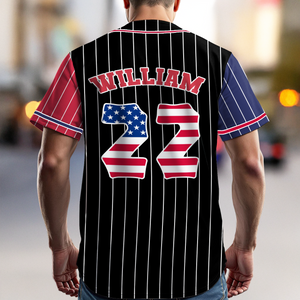 Personalized USA Baseball Jersey Shirt Gift For 4th of July Independence Day HO82 894268