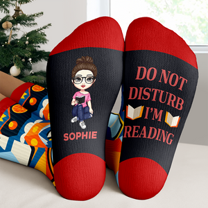 Personalized Sorry I'm Booked Crew Socks Gifts For Book Lovers, Readers HA75 892932