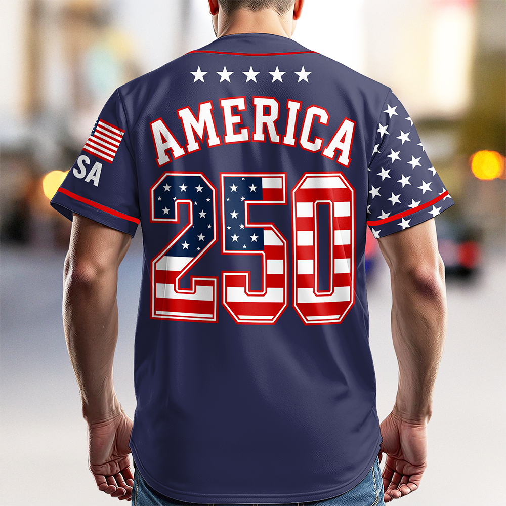 Personalized We The People US 250 1776-2026 America Flag Baseball Jersey CH07 911300