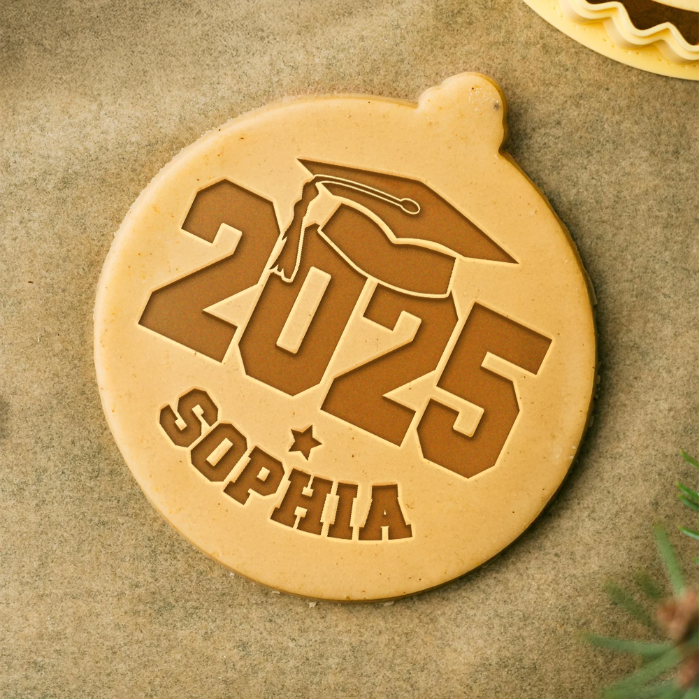 Personalized Name 2025 Graduation Keepsake Gift Cookie Stamp LM32 897437