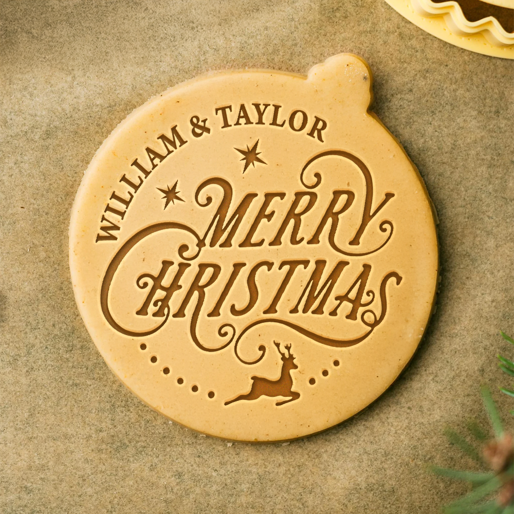 Personalized Merry Christmas Cookie Stamp Gift For Family CH07 899246