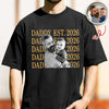 Personalized Vintage Photo Dad EST Comfort Shirt HA75 921462