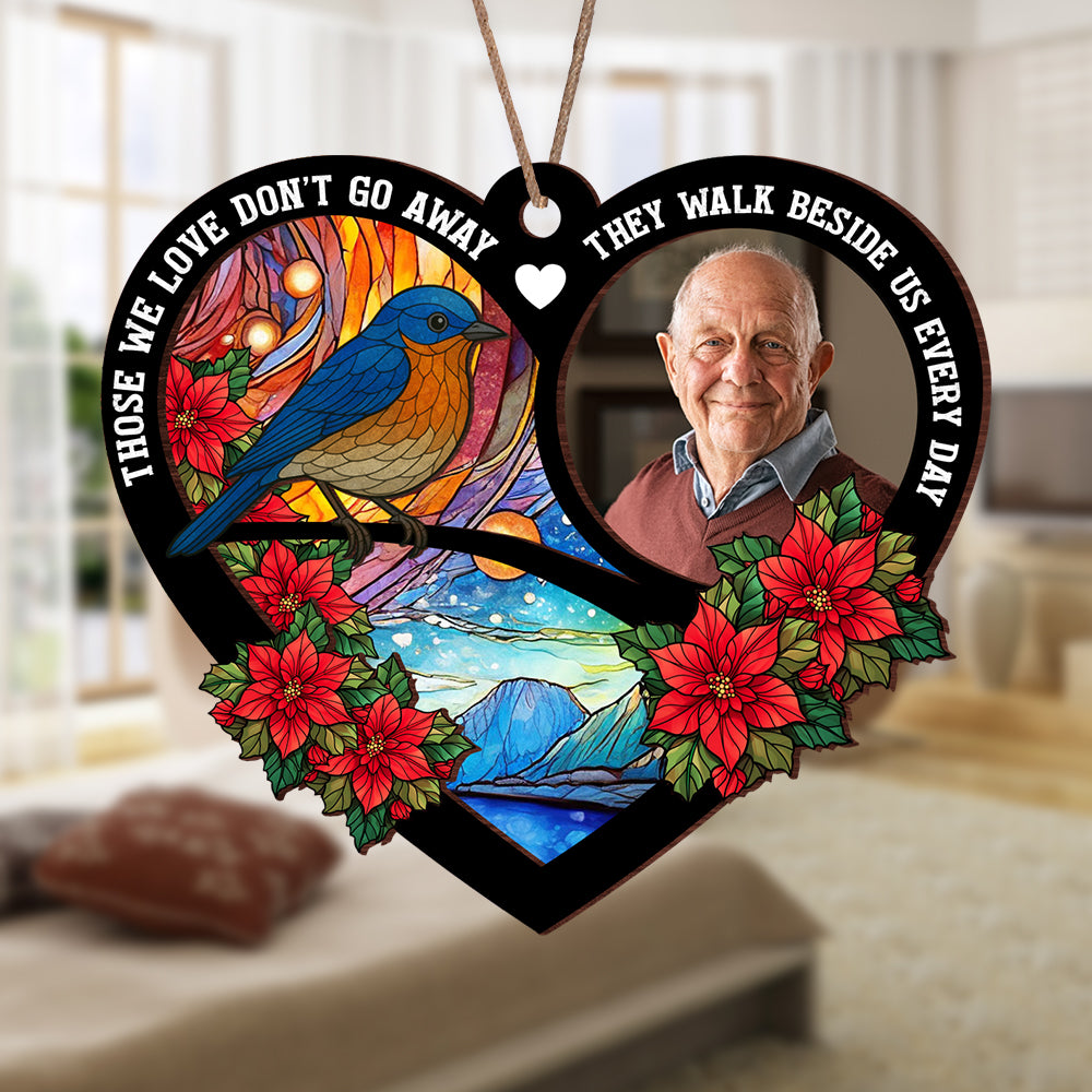 Custom Photo I'm Always With You Personalized Dad Mom Memorial Suncatcher CH07 896220
