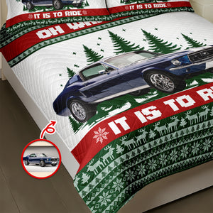 Custom Car Photo Oh What Fun It Is To Ride Quilt Bedding Set For Car Lover CH07 895608