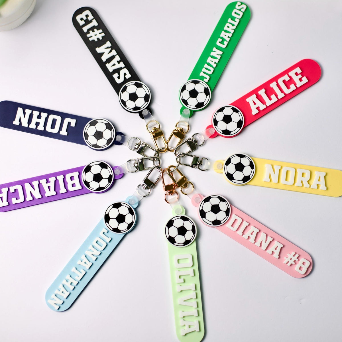Personalized Sport Soccer Bag Tag Keychain - Gift for Soccer Lovers LM32 668993