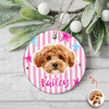 Personalized Pet Photo Christmas Ceramic Ornament Gift For Pet Lovers HO82 903320