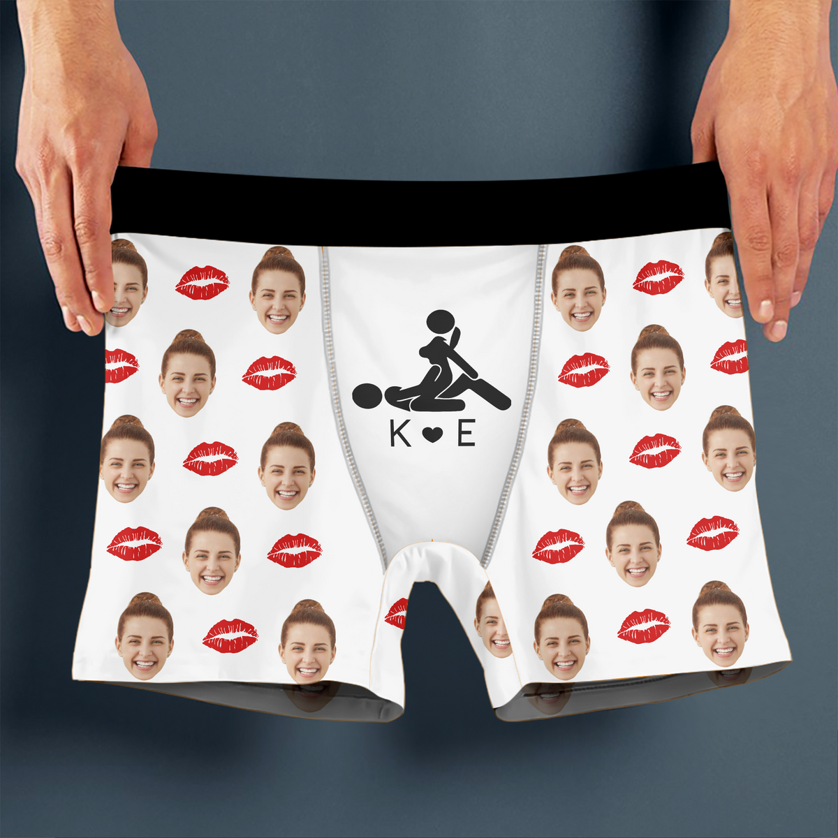 Custom Photo Novelty Boxer Briefs, Funny Custom Underwear for Men, Humorous Gift for Him LM32 669849