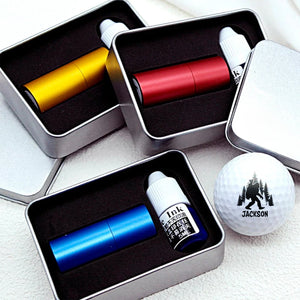 Personalized Bigfoot Golfer Funny Sasquatch Golf Ball Stamp Box for Golfers HA75 898548