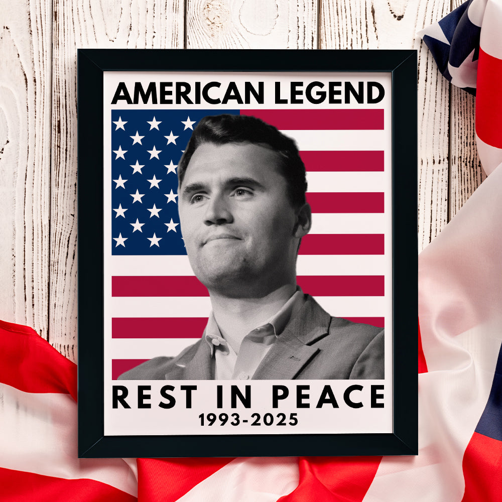 Charlie Kirk - America Legend Rest In Peace Picture Frame HO82 65802