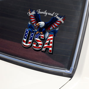 Faith, Family & Freedom America 250 Years Car Window Decal Sticker LM32 895837