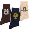Custom Name Embroidered Socks Groomsmen Gift for Wedding Party CH07 180502