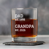 Personalized Dad Est. Grandpa Est. Whiskey Glass Father's Day Gifts LM32 669073