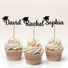 Custom Name Graduation Cupcake Topper Party Decor TH10 169679