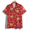Custom Photo Funny Pet Face Pattern Dog Cat Family Hawaii Shirt HA75 892312