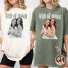 Personalised Maid of Honor Photo Comfort Shirt, Custom Photo Bridesmaid Shirt Bachelorette Party Shirt CH07 180242