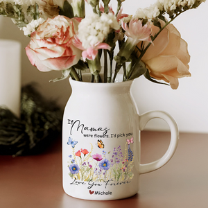 Personalized If Mamas Were Flowers I'd Pick You Vase Gift For Mother's Day LM32 893297