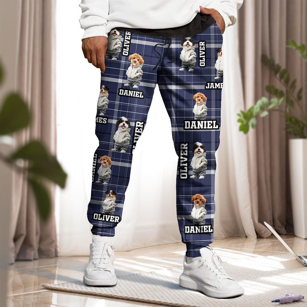 Custom Photo Cool Dog Christmas Sweatpants HA75 892922