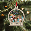 Custom Cute Family Face Photo Personalized Shaker Ornament Christmas Gift For Family CH07 896914