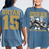 Custom Senior Dad Mom Football Shirt, Personalized Photo Tee with Name & Number Back, The Final Quarter, Class of 2027 Gift HO82 903214