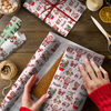 Custom Name 67 Christmas Wrapping Paper Personalized Six Seven Number Wrapping Paper CH07 899220