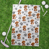 Custom Dog Cat Paw Pattern Golf Towel Gift For Dog Cat Lovers HA75 892564