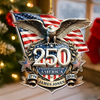 Personalized America 250th Anniversary Patriot Eagle Acrylic Ornament HO82 903400