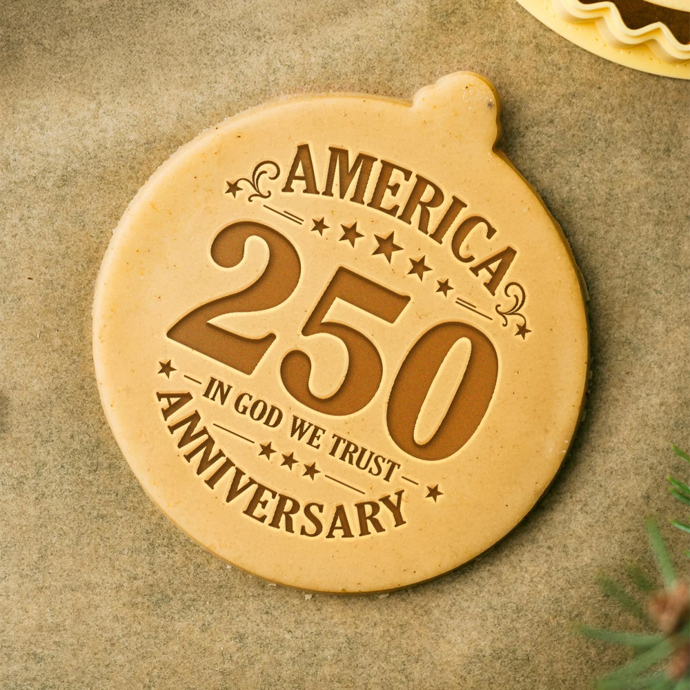 America 250 Years Anniversary - In God We Trust Cookie Stamp HA75 898454
